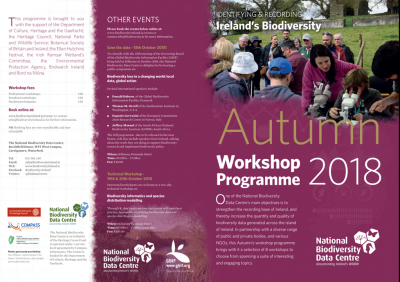 Autumn 2018 Workshop Programme