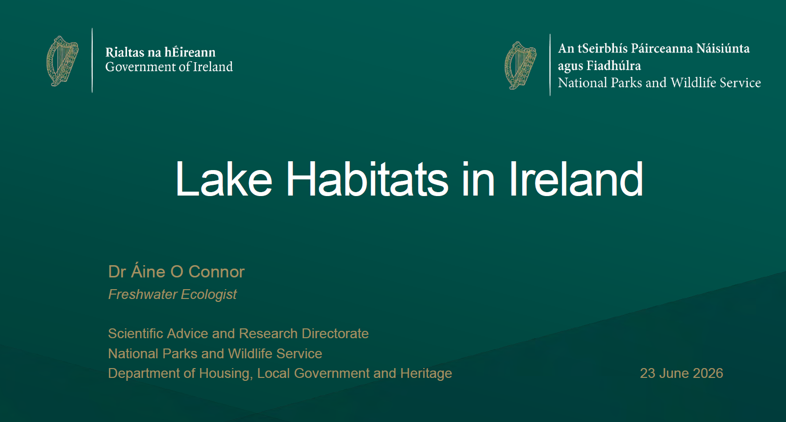 lake habitats in ireland