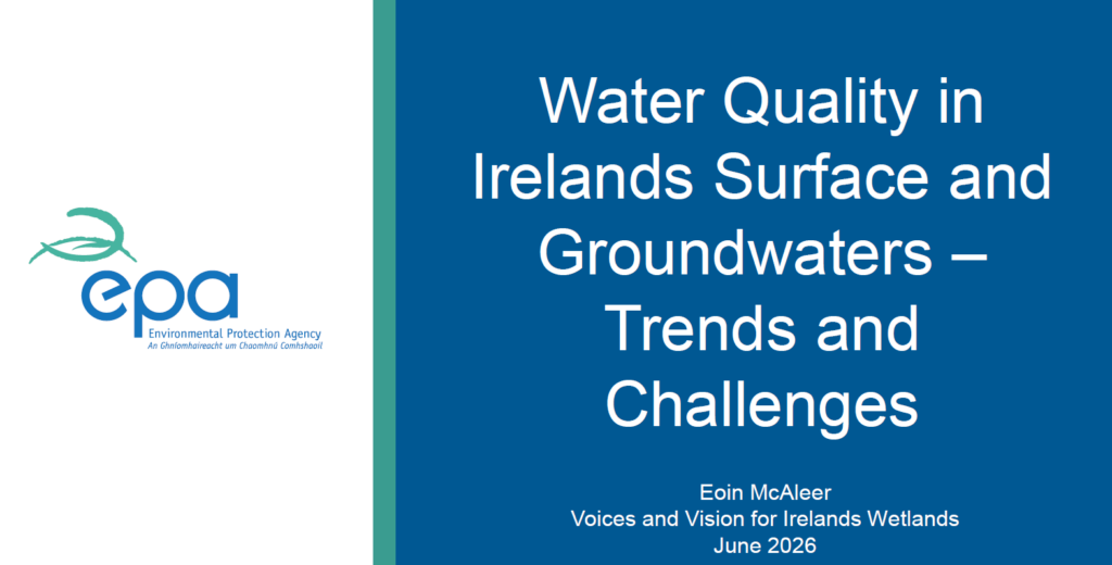 water quality in Ireland surface and groundwaters